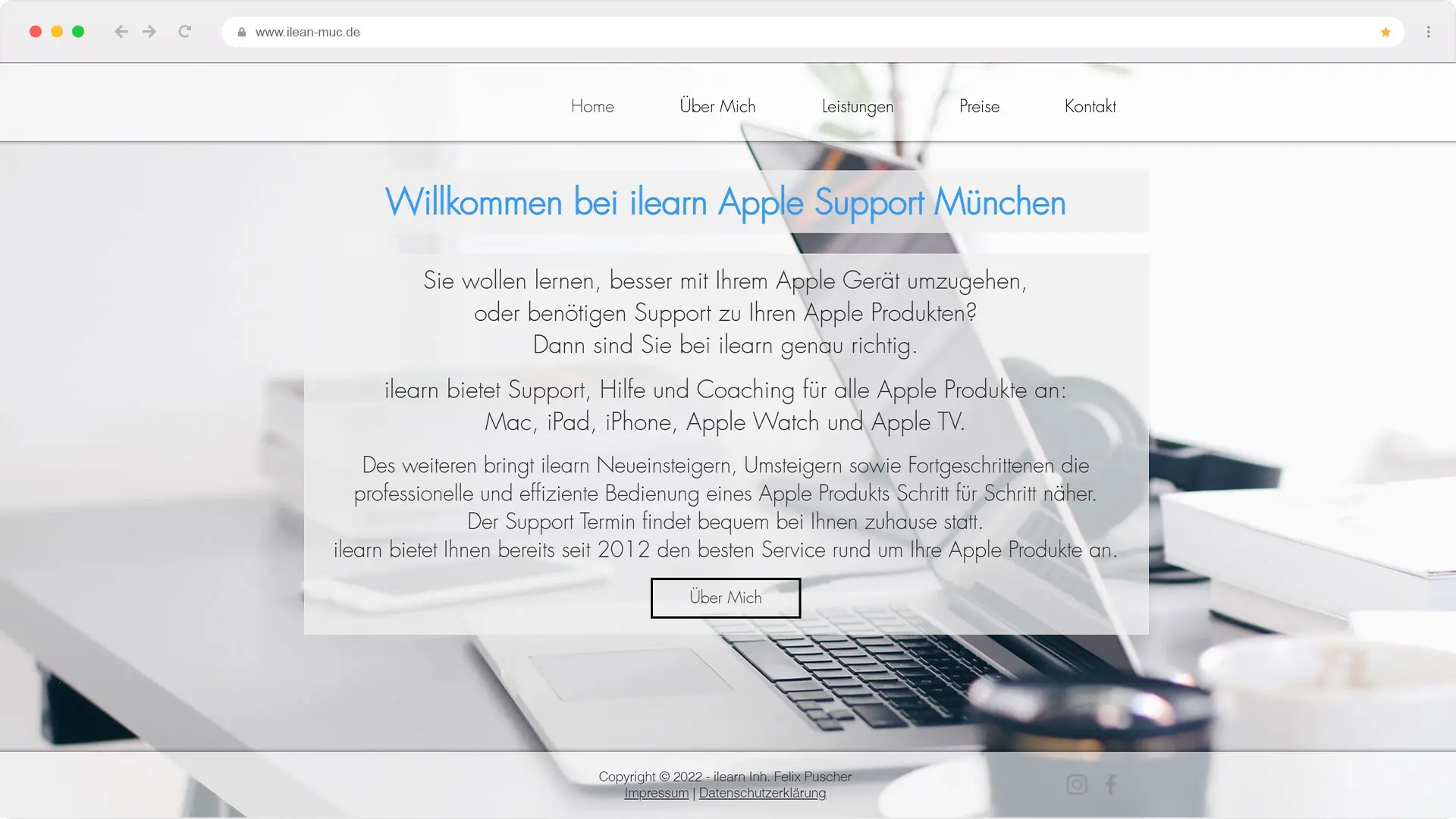 Webdesign 31 Vorher